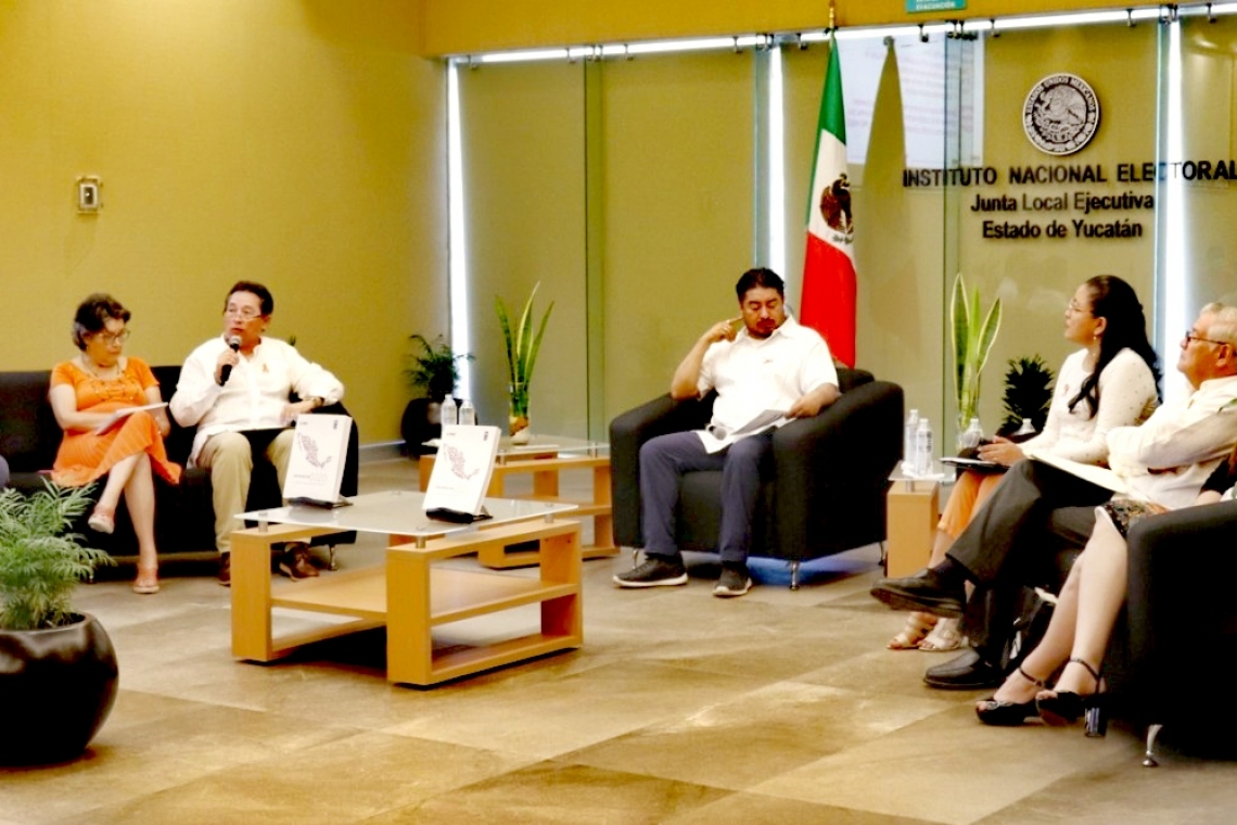 Presenta INE en Yucatán el Informe País 2020 en el Curso de la Democracia en México.